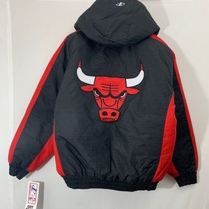 Vintage Chicago Bulls puffer jacket larg